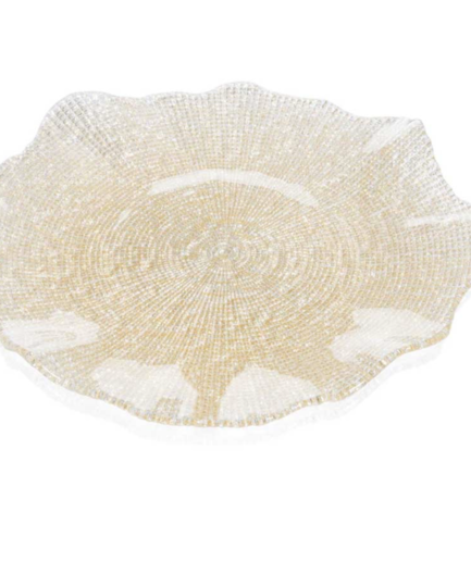 Đĩa IVV Folies Piatto Gold Glitter 37cm