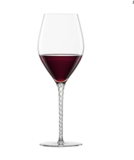 Set 2 ly rượu vang Zwiesel Glas Handmade Spirit 121631 Bordeaux graphite vân xám 609ml (handmade in Germany)
