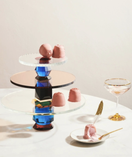 Khay pha lê 3 tầng Oklahoma Reflections Copenhagen